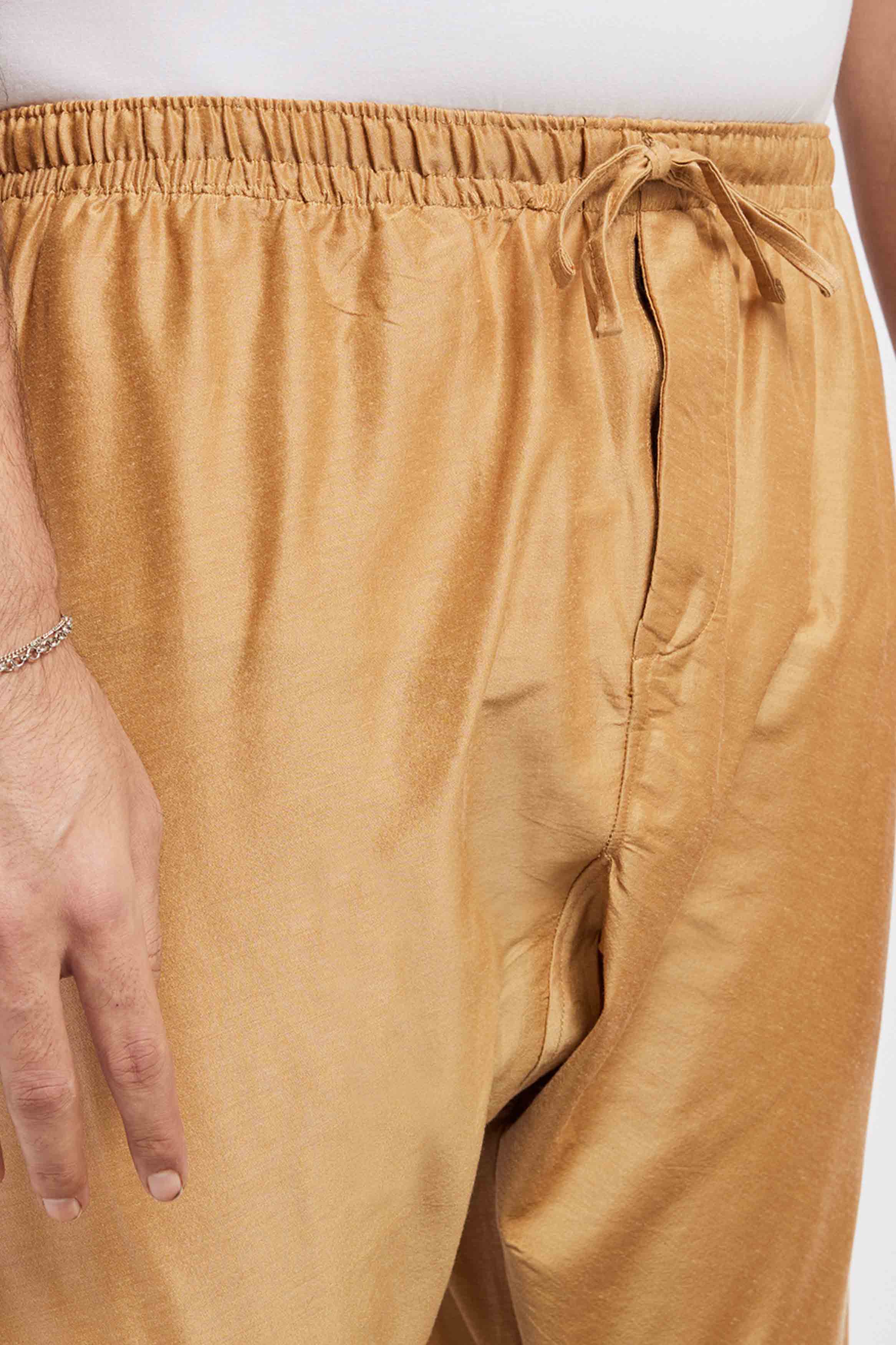 Beige Mens Churidar